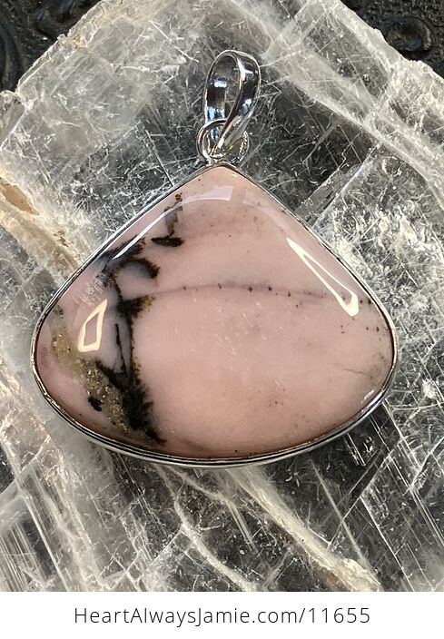 Dendritic Peruvian Pink Opal Crystal Stone Jewelry Pendant Scuff Discount - #kZg84WBwgiM-4