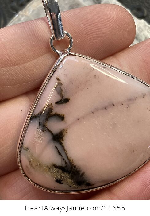 Dendritic Peruvian Pink Opal Crystal Stone Jewelry Pendant Scuff Discount - #kZg84WBwgiM-3