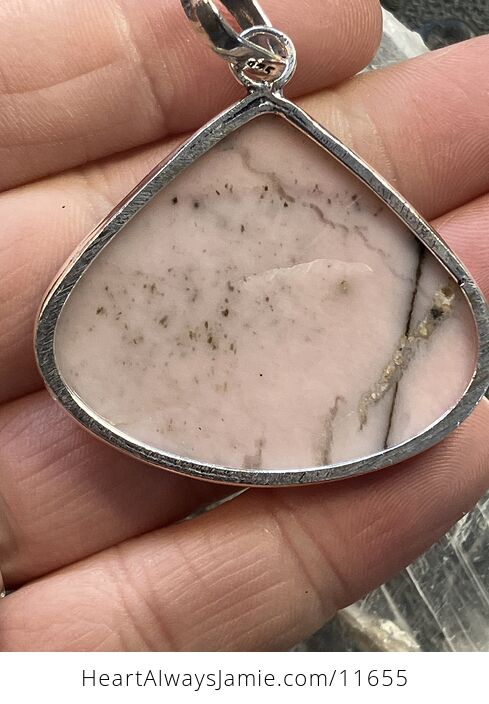 Dendritic Peruvian Pink Opal Crystal Stone Jewelry Pendant Scuff Discount - #kZg84WBwgiM-6