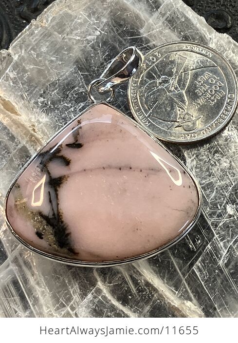 Dendritic Peruvian Pink Opal Crystal Stone Jewelry Pendant Scuff Discount - #kZg84WBwgiM-5