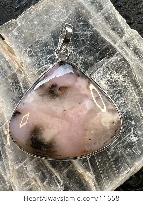 Dendritic Peruvian Pink Opal Crystal Stone Jewelry Pendant Scuff Discount - #uonDVhT4Llk-7