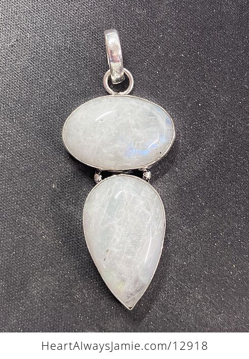 Double Rainbow Moonstone Pendant Stone Crystal Jewelry - #MBbmto9OehE-7