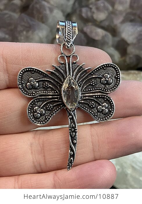 Dragonfly Handcrafted Stone Jewelry Crystal Pendant - #H4BPLwRIKdM-1