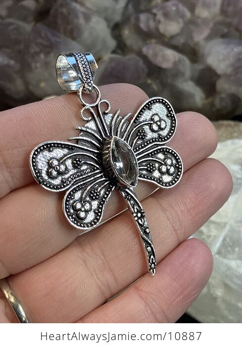 Dragonfly Handcrafted Stone Jewelry Crystal Pendant - #H4BPLwRIKdM-2