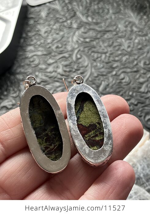 Dragons Bloodstone Crystal Jewelry Earrings - #D977jUj4Pq4-6
