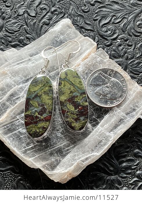 Dragons Bloodstone Crystal Jewelry Earrings - #D977jUj4Pq4-7