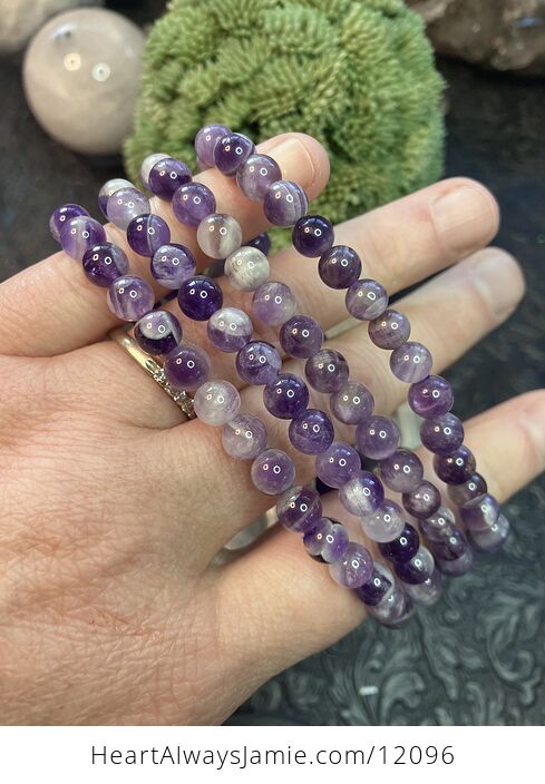 Dream Amethyst 6mm Stretch Bracelet - #vaYzQgqgo08-1