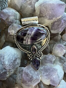 Dream Amethyst Crystal Stone Jewelry Pendant #TXIxyBqO8tA