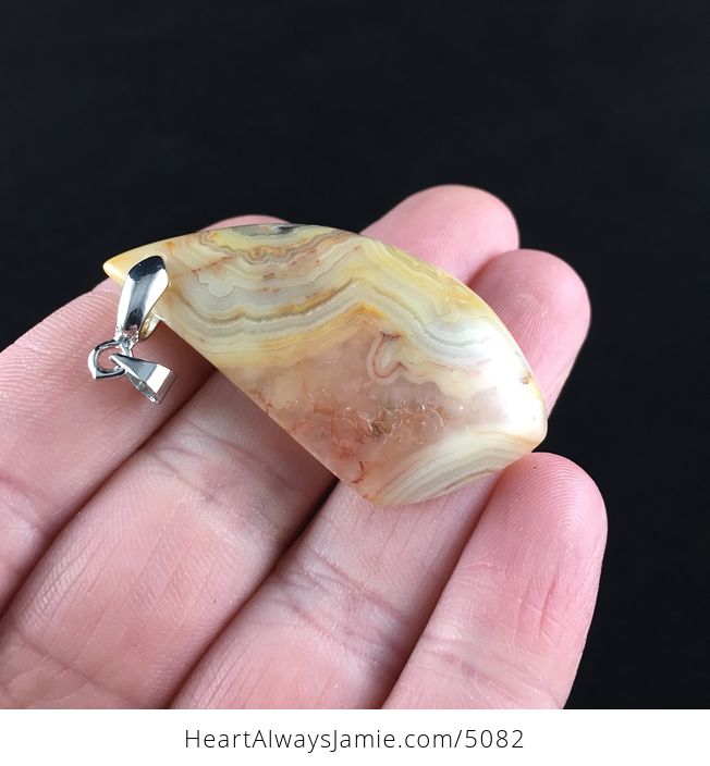 Drusy Crazy Lace Agate Stone Jewelry Pendant - #OojBgRrms68-4