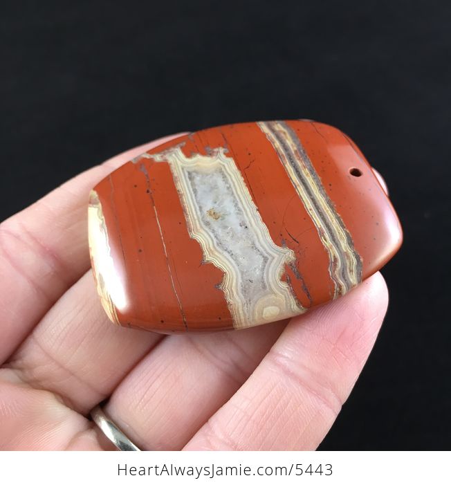 Druzy Red Jasper Stone Jewelry Pendant - #wU33TvMGebU-3
