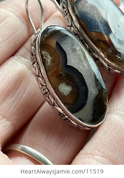 Druzy Stick Agate Crystal Stone Jewelry Earrings - #eti9MXvsnUU-9