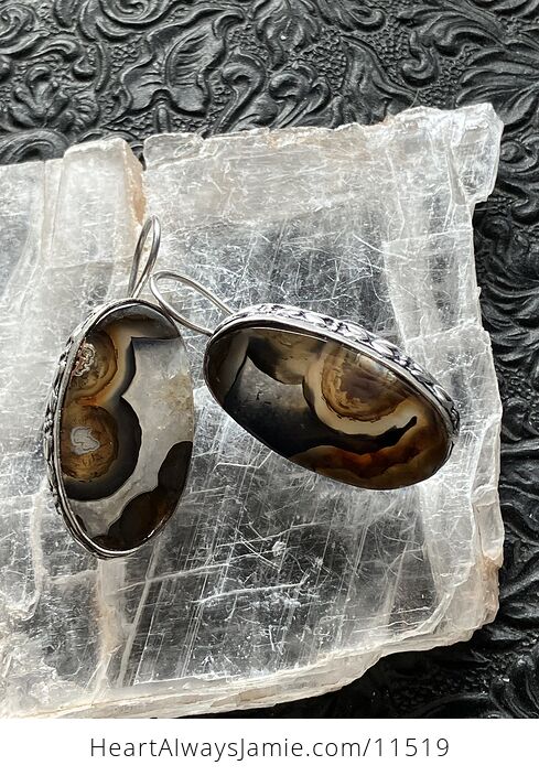 Druzy Stick Agate Crystal Stone Jewelry Earrings - #eti9MXvsnUU-6