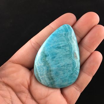 Dyed Blue Calcite Cabochon Stone #PeK6gZ4x0jU