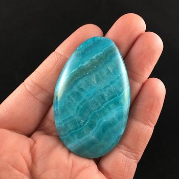 Dyed Blue Calcite Cabochon Stone #muFX0RfCFL0
