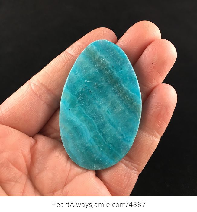 Dyed Blue Calcite Cabochon Stone - #muFX0RfCFL0-5