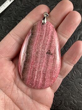 Dyed Pink Calcite Stone Pendant Jewelry #3GqIu3bMTdg