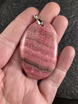 Dyed Pink Calcite Stone Pendant Jewelry #Hq0JiJp84To