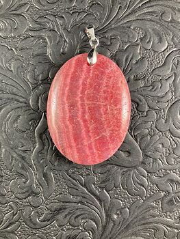 Dyed Pink Calcite Stone Pendant Jewelry #iNbcvzdkBhA