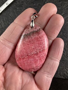 Dyed Pink Calcite Stone Pendant Jewelry #mK51c5feSas