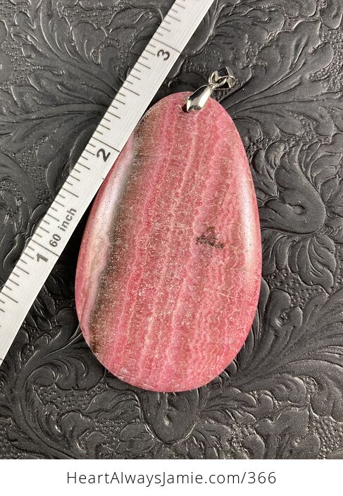 Dyed Pink Calcite Stone Pendant Jewelry - #3GqIu3bMTdg-2
