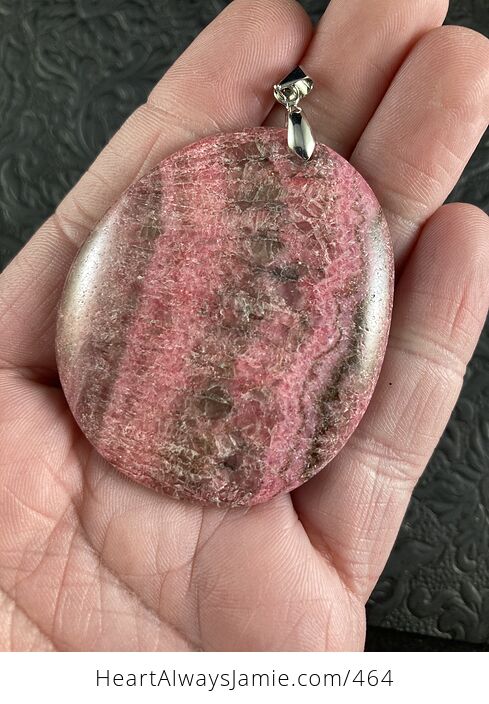 Dyed Pink Calcite Stone Pendant Jewelry - #5IpLON2ocDQ-1