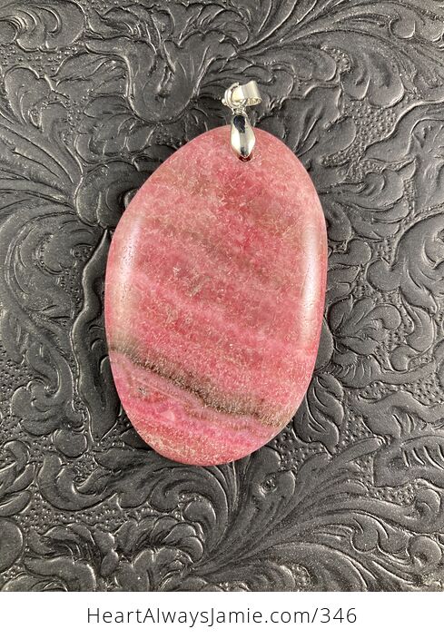 Dyed Pink Calcite Stone Pendant Jewelry - #Hq0JiJp84To-2