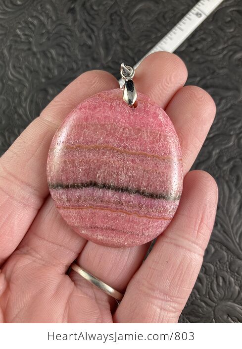 Dyed Pink Calcite Stone Pendant Jewelry - #KLAmhWujgFM-1