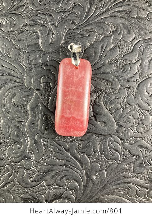 Dyed Pink Calcite Stone Pendant Jewelry - #VK0G8WOFJjo-2