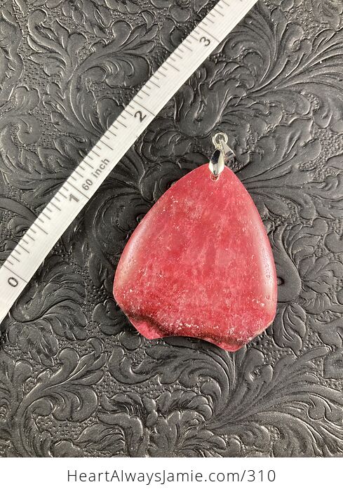 Dyed Pink Calcite Stone Pendant Jewelry - #WWQXjdutUg0-2