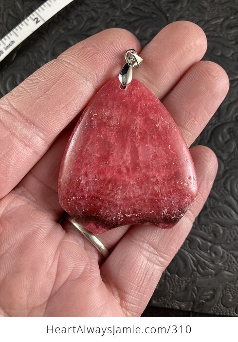 Dyed Pink Calcite Stone Pendant Jewelry - #WWQXjdutUg0-3