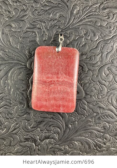 Dyed Pink Calcite Stone Pendant Jewelry - #hwli5JW1oWs-2