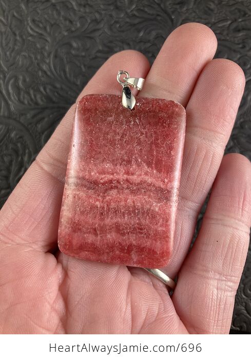 Dyed Pink Calcite Stone Pendant Jewelry - #hwli5JW1oWs-3