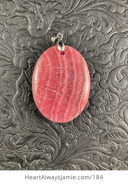 Dyed Pink Calcite Stone Pendant Jewelry - #iNbcvzdkBhA-4
