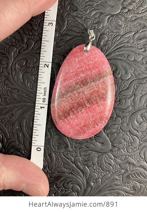 Dyed Pink Calcite Stone Pendant Jewelry - #jQDxyvomNjQ-2