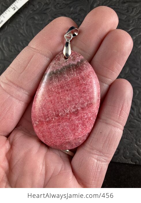 Dyed Pink Calcite Stone Pendant Jewelry - #mK51c5feSas-1