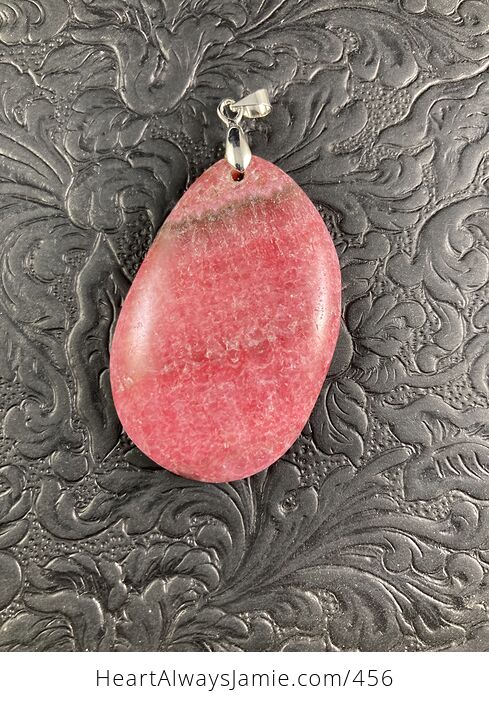 Dyed Pink Calcite Stone Pendant Jewelry - #mK51c5feSas-2