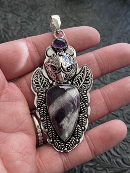 Eagle Amethyst Crystal Stone Jewelry Pendant #cQNoSjToOe0