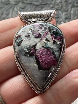 Eudialyte Stone Crystal Jewelry Pendant #fO62eQUX5N4