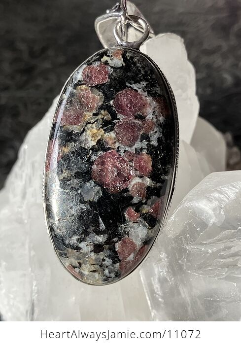 Eudialyte Stone Crystal Jewelry Pendant - #525CkvUXndk-5