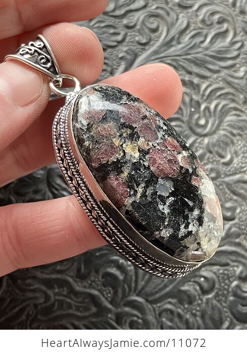 Eudialyte Stone Crystal Jewelry Pendant - #525CkvUXndk-1