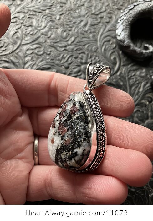 Eudialyte Stone Crystal Jewelry Pendant - #TITZiILAG1I-4