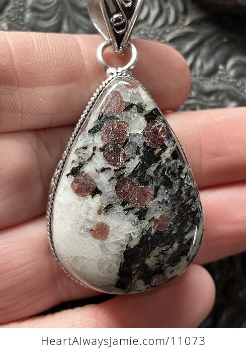 Eudialyte Stone Crystal Jewelry Pendant - #TITZiILAG1I-7