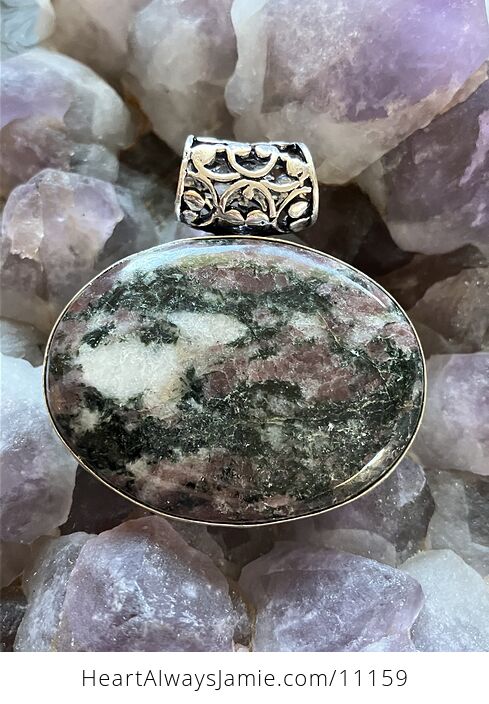 Eudialyte Stone Crystal Jewelry Pendant - #Z1rIjqijOVI-5