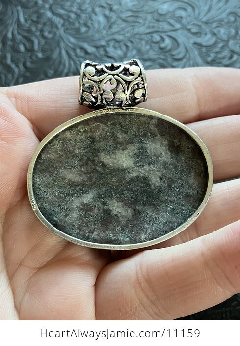 Eudialyte Stone Crystal Jewelry Pendant - #Z1rIjqijOVI-8