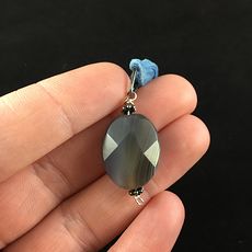 Faceted Botswana Agate Stone Jewelry Pendant Necklace #qNK3P6hzJSQ
