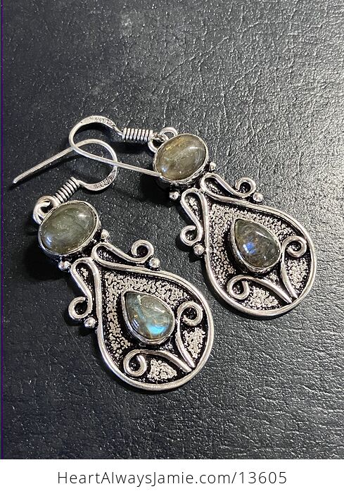 Fairy Core Labradorite Stone Crystal Jewelry Earrings - #jubeJRW6gBE-1