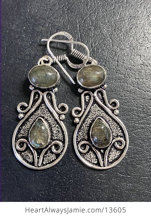 Fairy Core Labradorite Stone Crystal Jewelry Earrings - #jubeJRW6gBE-4