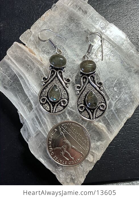 Fairy Core Labradorite Stone Crystal Jewelry Earrings - #jubeJRW6gBE-3