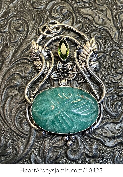 Fairy Themed Aventurine Crystal Stone Pendant Charm - #vrifpw3exb0-2