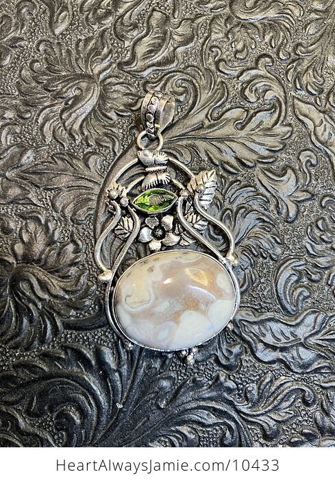 Fairy Themed Jasper Crystal Stone Pendant Charm - #FWjT7qDIM1M-6